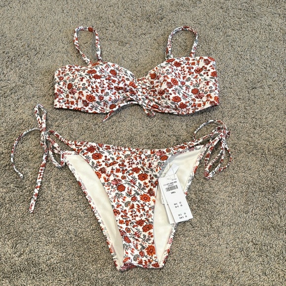 Abercrombie & Fitch Other - Abercrombie & Fitch Floral Bikini Swimsuit Size S/M